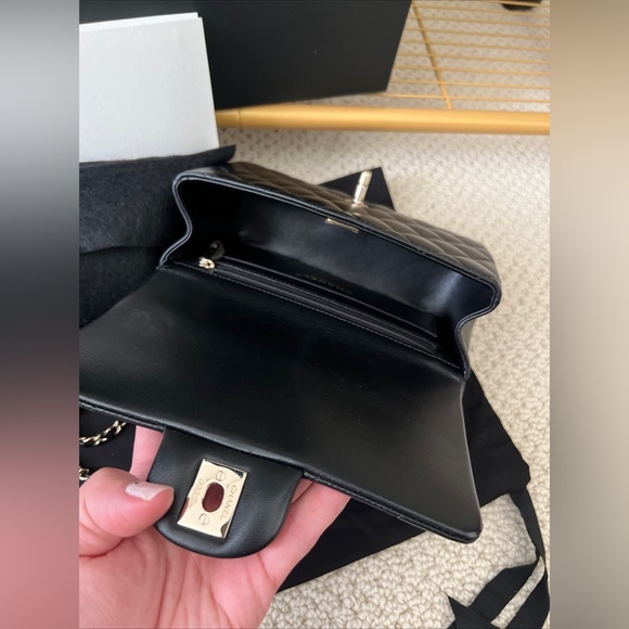 SOLD 22A Chanel Mini Rectangular Flap Bag with Top Handle - Picture 7 of 14